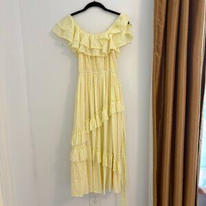 ALLISON New York - Yellow midi dress - XS